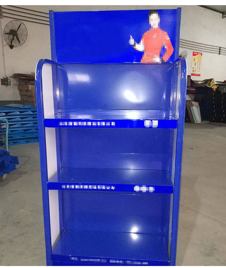 安慶供應(yīng)電瓶車電瓶貨架汽車電池展架廠家(圖1)